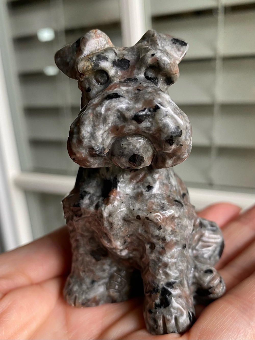 🐾✨ UV Yooperlite Schnauzer — Tiny Details, Big Personality! ✨🐾